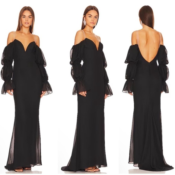 Katie May Estella Gown in Black Size XS